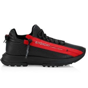 Givenchy Spectre Runner Zip Low-Top Sneakers Black/Red